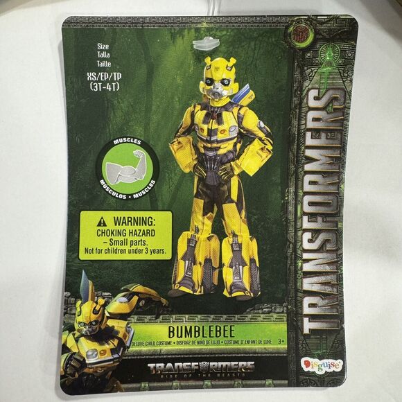 Bumblebee Transformer‎ Costume 3T/4T Toddler Halloween Outfit - Picture 2 of 5
